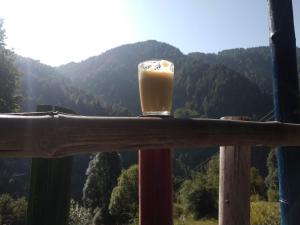 麦罗肯机Ara Camps的坐在山 ⁇ 上喝杯啤酒