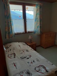 拜兰特里莱斯格兰兹香榭丽舍酒店的一间卧室设有一张床和一个窗口
