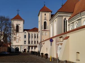 考纳斯Villa Kaunensis的教堂和塔楼等建筑物