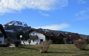 巴特欣德朗Ferienwohnung Niklas inklusive Bad Hindelang Plus的山地房子