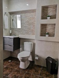 吉拉尔多特Sensacional Apartamento Reserva Peñon Girardot的一间带卫生间和水槽的浴室
