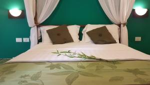 塔卡科里生态旅舍客房内的一张或多张床位