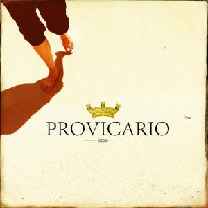 维多利亚Provicario的一张海报,上面有一个人在地上行走,为他作宣传