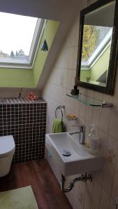 Nettes Appartment in Langenhagen的一间浴室