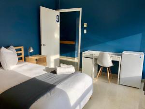 Bleu Mer, hôtel & résidences客房内的一张或多张床位