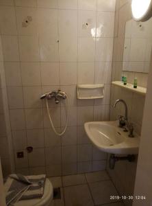 卢特拉艾季普苏索菲亚酒店的一间带水槽和卫生间的浴室