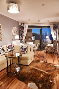 米兹多洛杰Apartament Martini的客厅配有沙发和桌子