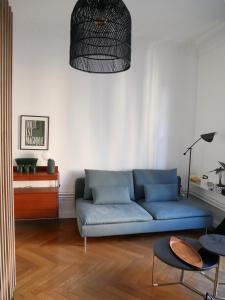 L’Appartement des Glières Annecy centre的休息区