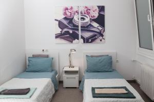 Dimitras Apartment客房内的一张或多张床位