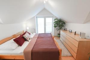 Penzion Modul客房内的一张或多张床位