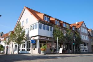 瓦尔多夫Walldorf Suites Boutique Hotel的街道边的建筑物