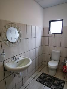 GhanziPlot 19的一间带水槽和卫生间的浴室