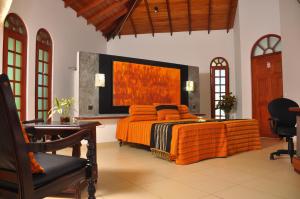 Ayubowan Swiss Lanka Bungalow Resort的休息区