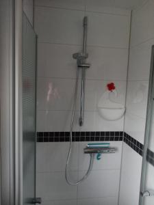 戈赫Lebensfreude的带淋浴的浴室,带玻璃门