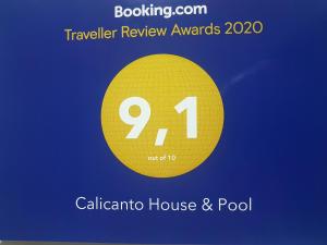托伦特Calicanto House & Pool的黄色圆圈,上面有数字