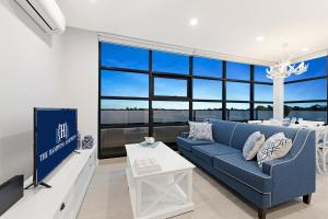 The Hamptons Apartments - St Kilda的休息区