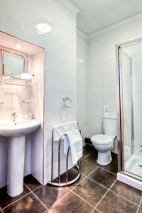 庞特佛雷特塔楼行政旅馆的一间带水槽和卫生间的浴室
