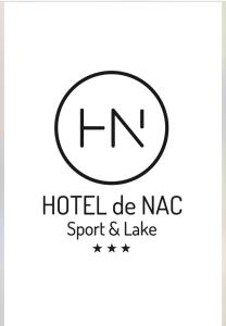 托尔博莱Hotel De Nac的湖滨酒店标志