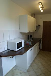 Gästezimmer zwischen Neckar und Enz的厨房或小厨房