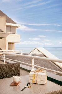 Hôtel Le B d'Arcachon by Inwood Hotels的阳台或露台