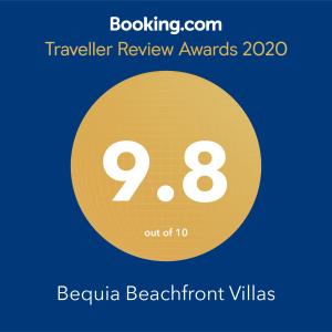 弗兰德希普Bequia Beachfront Villas的黄色圆圈,有8个,文字旅行评审