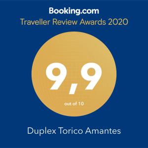 特鲁埃尔Duplex Torico Amantes的黄色圆圈,上面有文字旅行审查奖