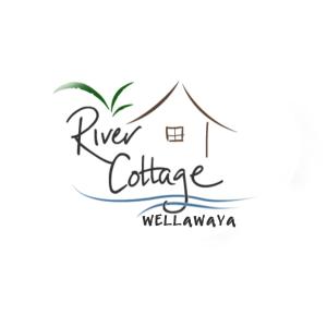 韦勒沃耶River Cottage的咖啡馆的画,上面写着河村的字样