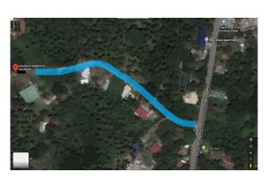 邦劳Selectum Mangrove Resort的蓝线道路地图