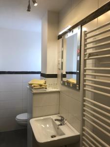 海德瑙厄尔斯酒店的一间带水槽和卫生间的浴室