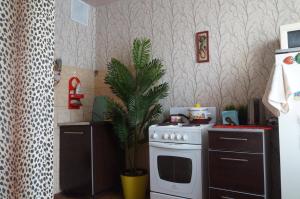 Always at home - Apartments №2 at Klimasenko 11 block 7的厨房或小厨房