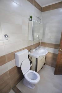 新瓦罗什Vila PARADIZO-ZLATAR, studio apartman 1的一间带卫生间和水槽的浴室
