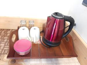 达努迪民宿的咖啡和沏茶工具