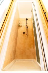 卢奇诺Il Roseto di Marina的浴室配有淋浴和卫生间。