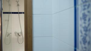 阿达休息卡库鲁科斯旅舍的浴室内配有淋浴和头顶淋浴