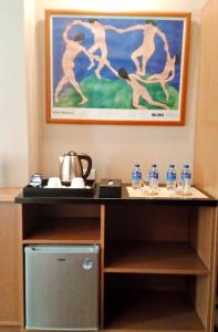 Ciabel Hotel and Fitness Center的咖啡和沏茶工具