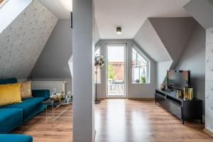 Absynt Hostel Wrocław的休息区