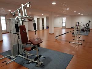 Hotel Temple Ponferrada的健身中心和/或健身设施