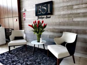 Espacio Luxury Apartments “Edificio Boutique B51”的休息区