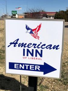 利柏提American Inn Of Liberal的自由美国旅馆进入美国