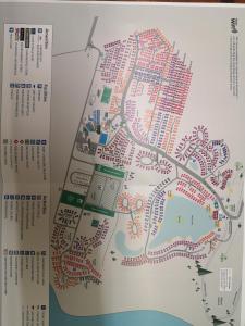 Flookburghlakeland leisure park的菜单上的城市地图