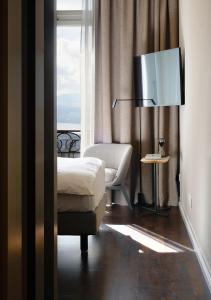 索丽尔苏黎伯格酒店客房内的一张或多张床位