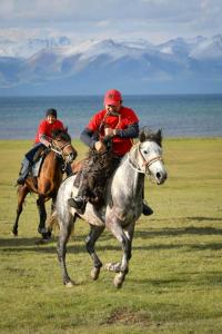 纳伦Yurt camp ALI-NUR at lake Song-Kol юрточный лагерь Али-Нур озеро Сон-Куль Сон-Куль Кыргызстан Нарын Kyrgyzstan Naryn的相册照片