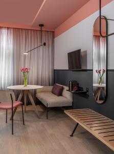 Sorell Hotel City Weissenstein - Boutique Hotel的休息区