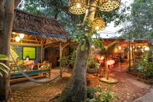 Under The Coconut Tree Hoi An Homestay外面的花园