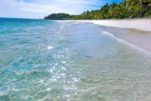 玛娜岛玛那岛Spa度假酒店-斐济的从海滩上欣赏海景