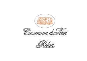 蒙塔尔奇诺Casanova di Neri Relais的一家餐馆的标志,上面写着波斯尼亚高山后裔兔子