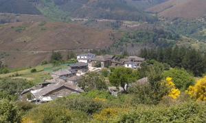Casa Rural de alquiler integro La Cantina de Villarmayor-Asturias鸟瞰图