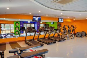 哈拉雷假日酒店 - 哈拉雷的健身房设有跑步机和椭圆机