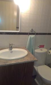 卡科佩特里亚帕特丽可传统酒店的一间带水槽和卫生间的浴室