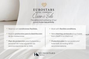 慕尼黑欧洲之星大中心酒店的牙科诊所的传单,带有白色枕头